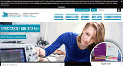Desktop Screenshot of lews.uhi.ac.uk