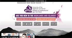 Desktop Screenshot of ccwa.uhi.ac.uk